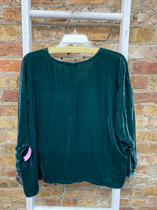 2 pc Velvet Pants/Vneck Top