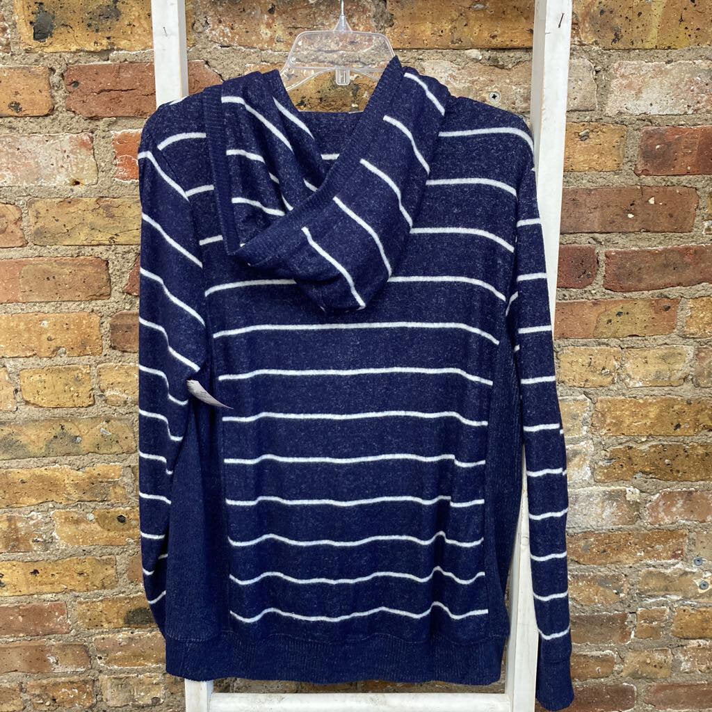 Zip Up Sweater Stripe