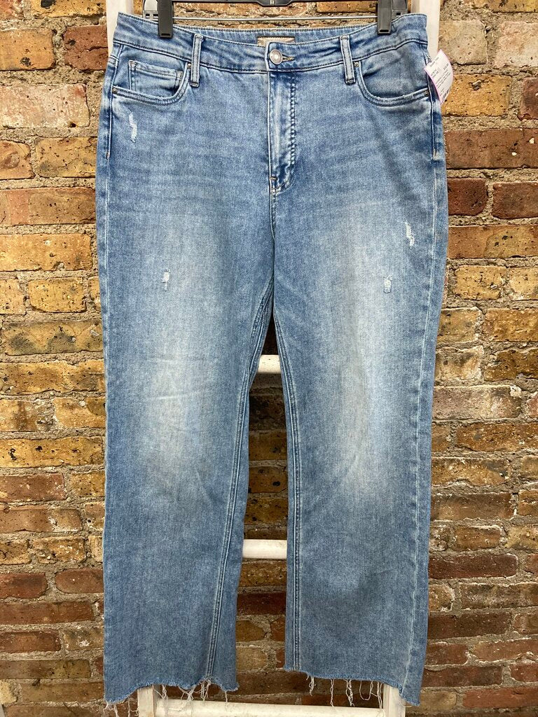 Jeans High Rise Fringe