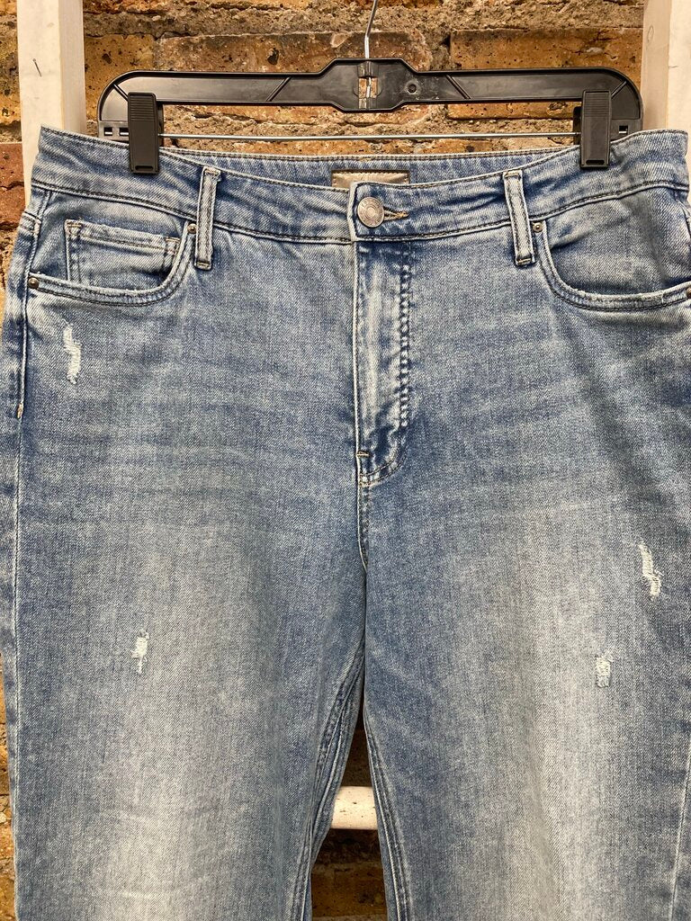 Jeans High Rise Fringe