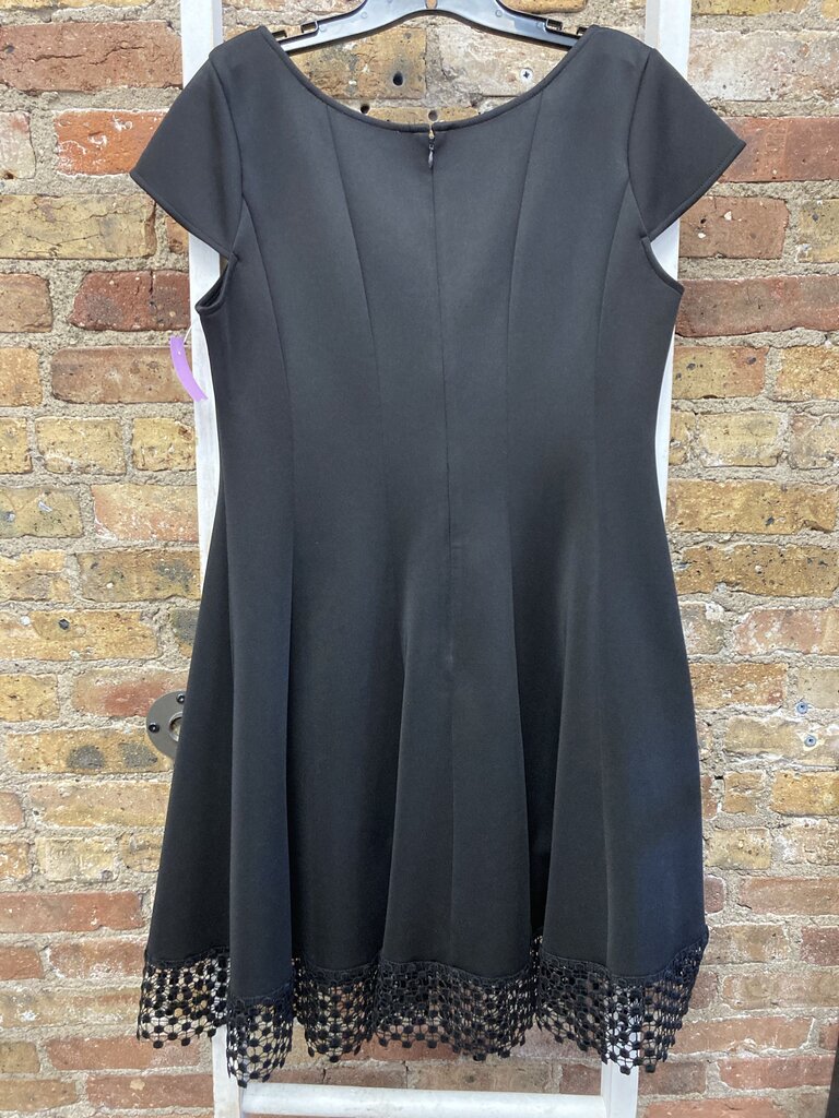 Dress Cap Slvs Lace Trim