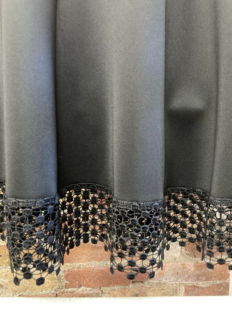 Dress Cap Slvs Lace Trim