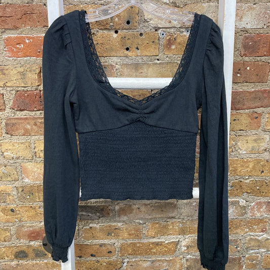 NWT Top LS Smocked