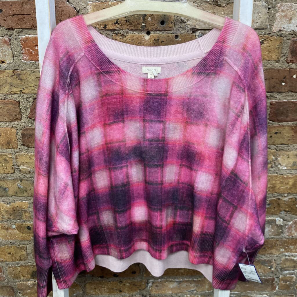 Sweater Plaid Crop