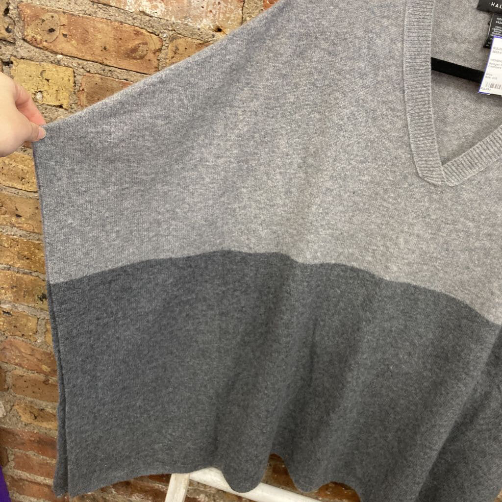 Poncho/Vneck Cashmere