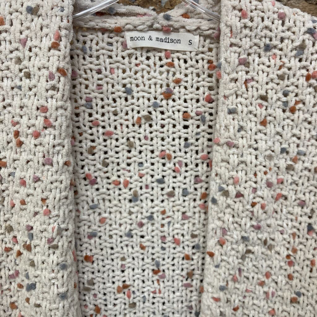Cardigan Open Front Speckled