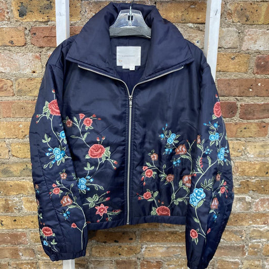 Embrd Floral Coat