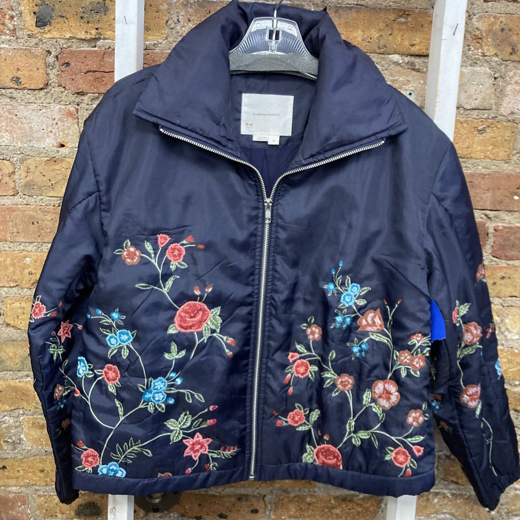 Embrd Floral Coat