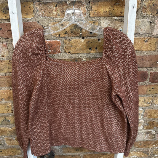 Top Puff Sleeve Patterned