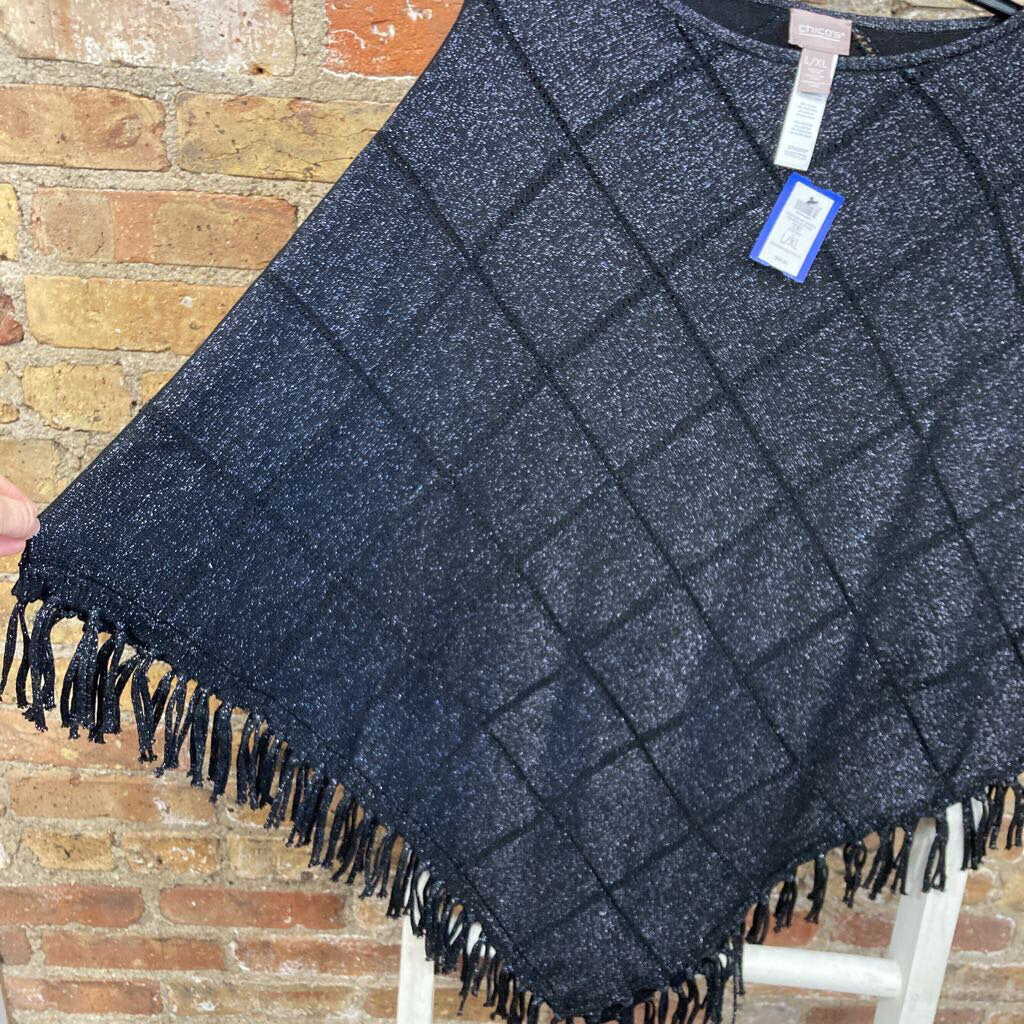 NWT Poncho Glitter