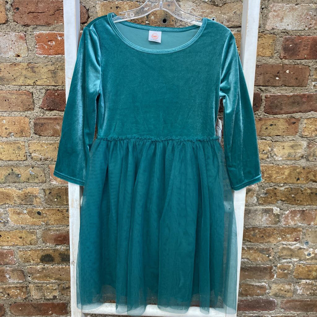 NWT Dress Velour/Tulle
