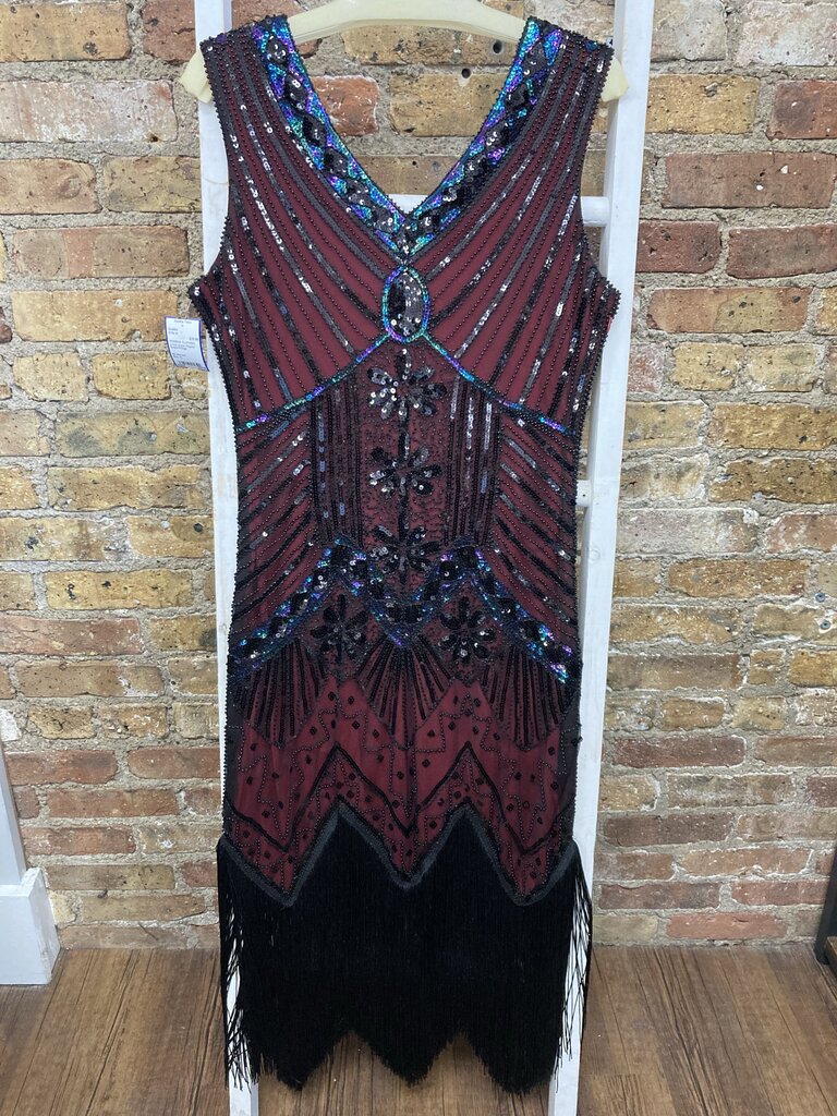 Dress Flapper Sequin/Fringe