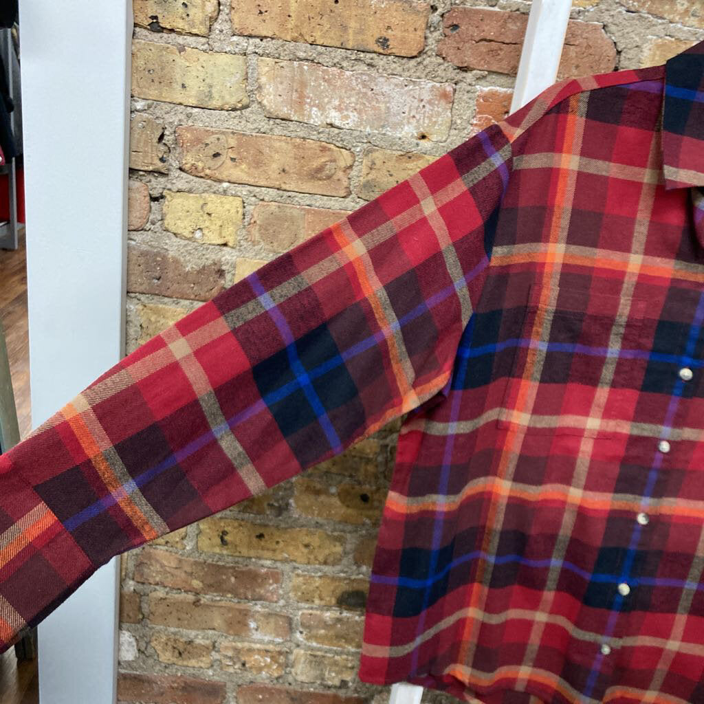 NWT Flannel Boyfriend Shirt