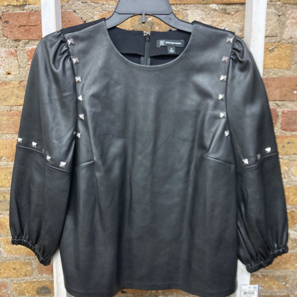 NWT Shirt Faux Leather