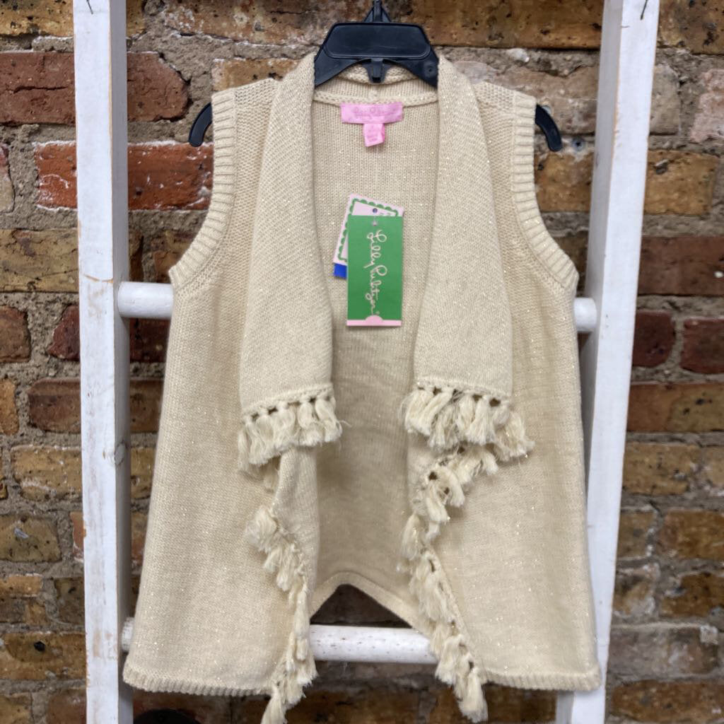 Knit Fringe Vest