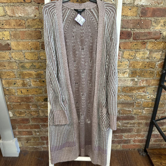 Duster Open Front Stripe