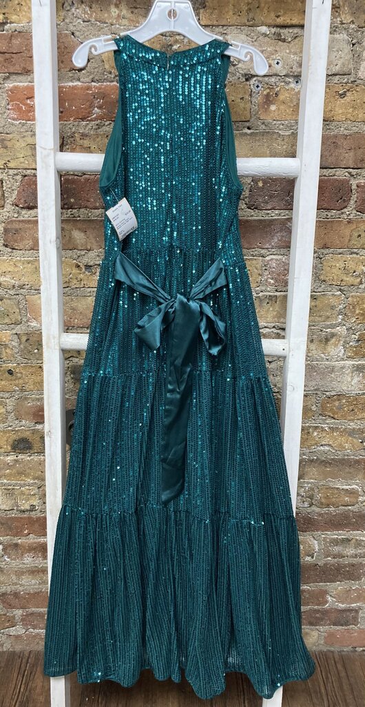 Dress Sequin Long High Neck