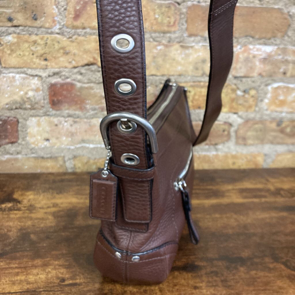 Crossbody Pebbled Leather