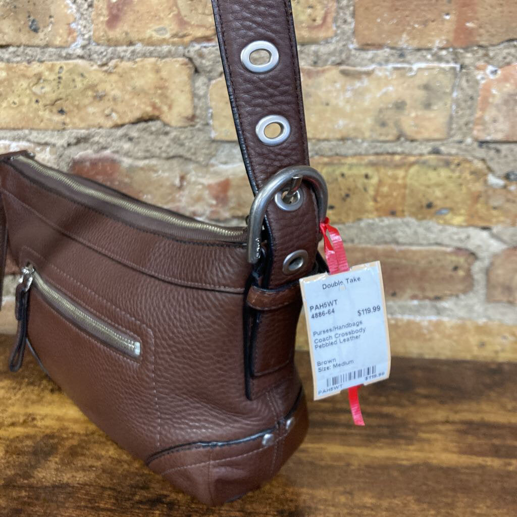 Crossbody Pebbled Leather