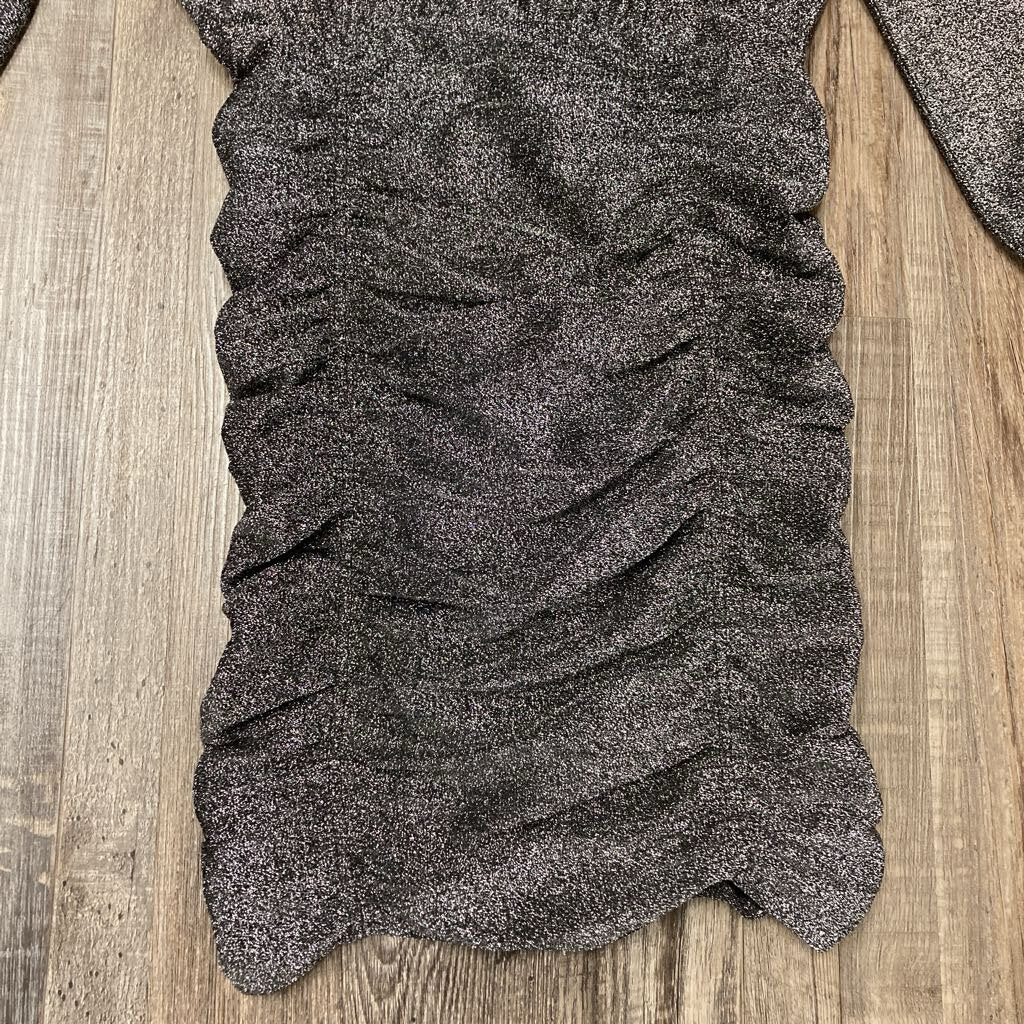 Dress LS Shimmer Rouched