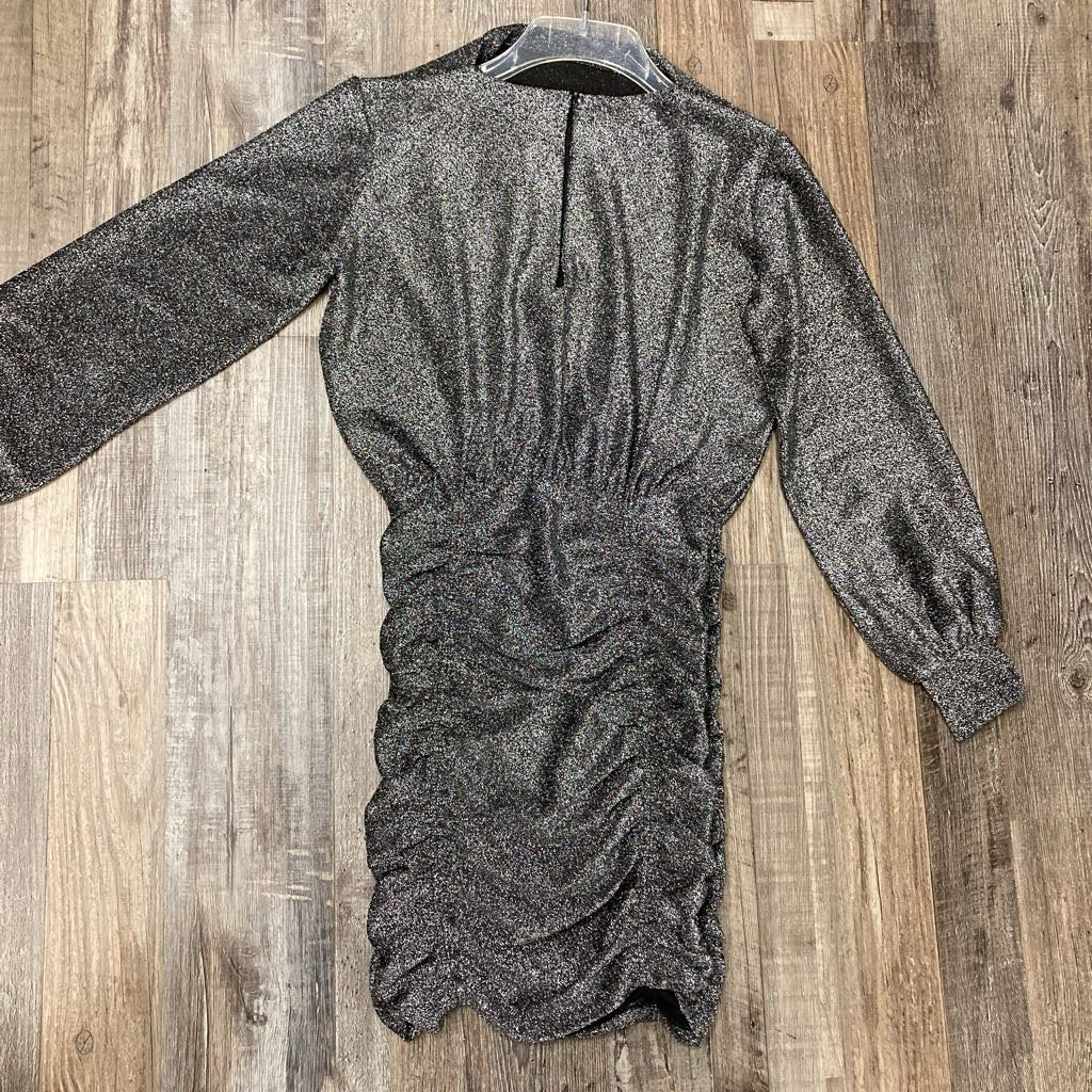 Dress LS Shimmer Rouched