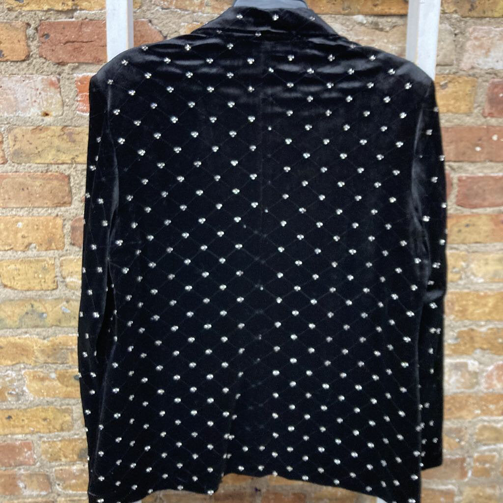 NWT Velvet Studded Blazer