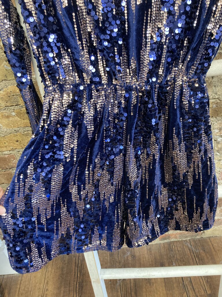 Romper Velvet Sequin