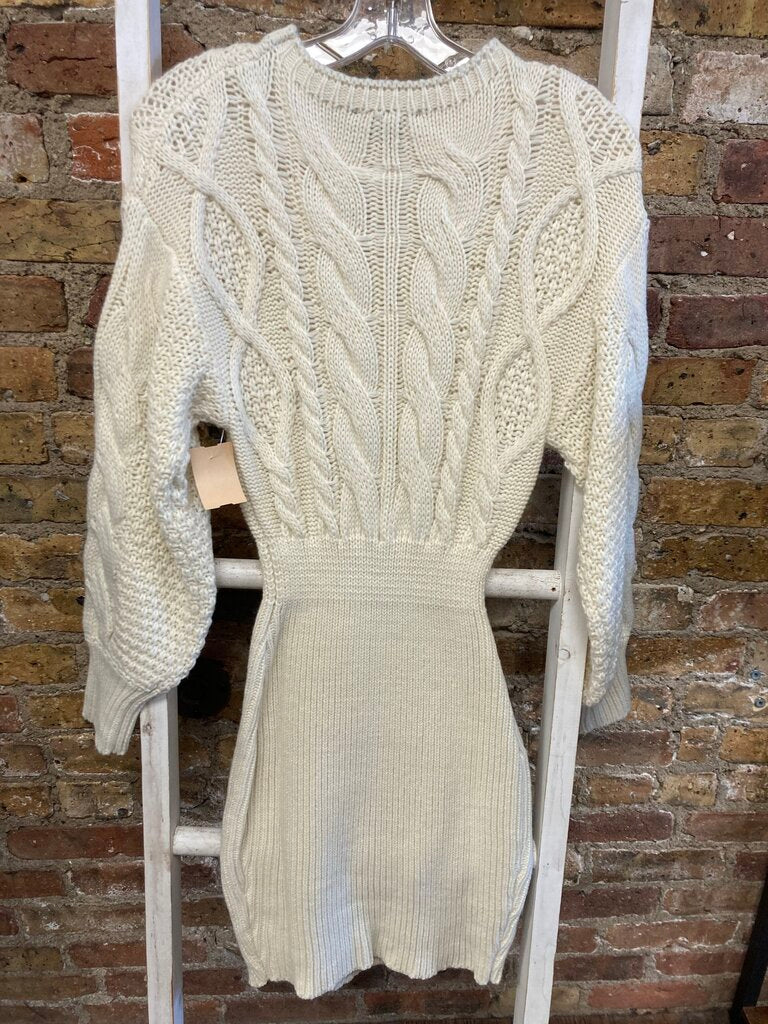 Cable Knit Sweater Dress
