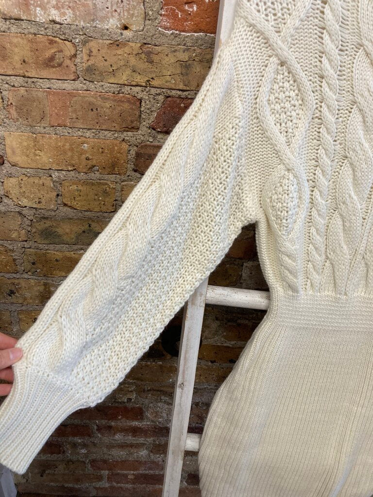 Cable Knit Sweater Dress