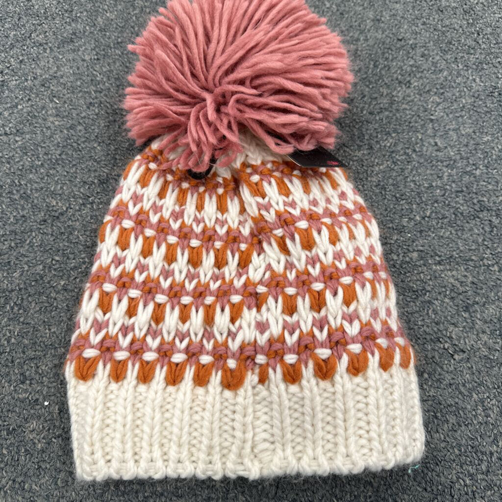 Hat knit pompom NWT