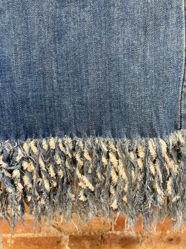 Denim Dress BD Fringe
