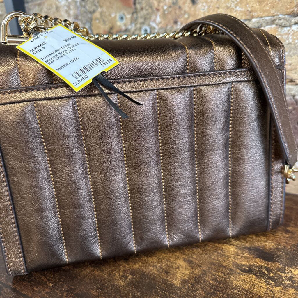 Quilted Belt Chain Purse