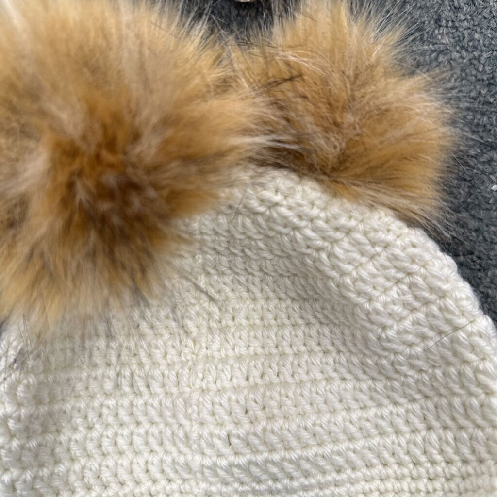 3 PC Winter Hat & Boots Faux Fur Lined