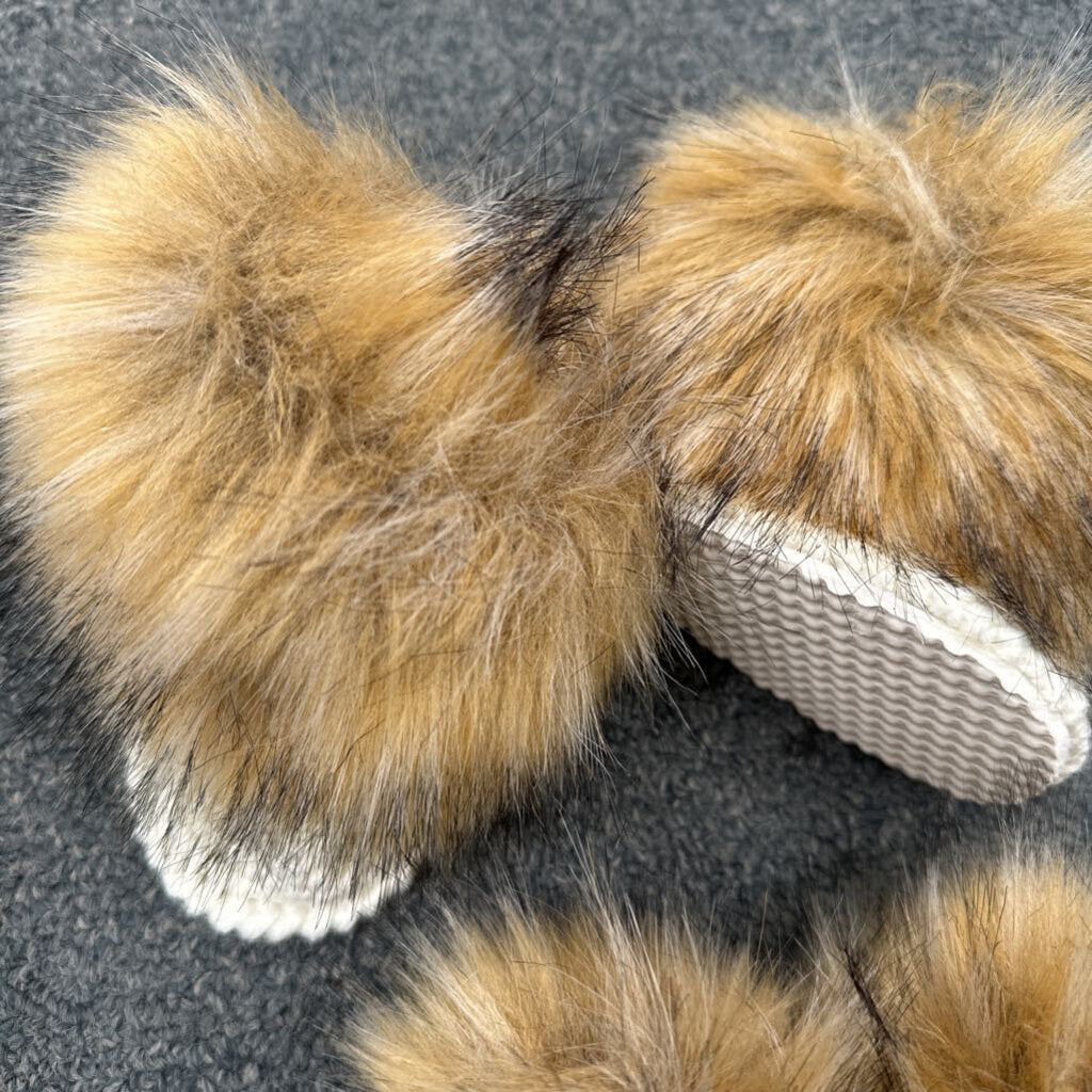 3 PC Winter Hat & Boots Faux Fur Lined