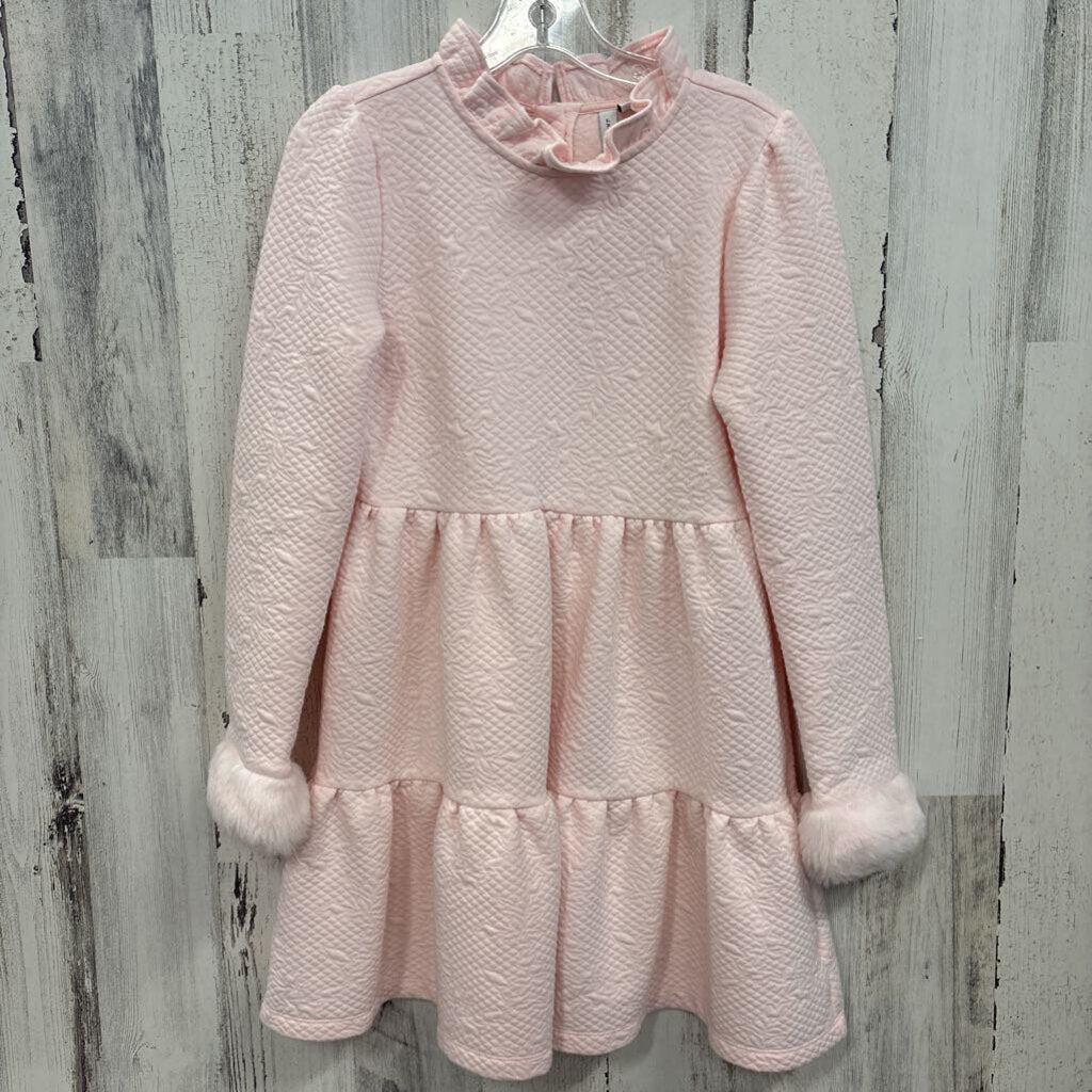 Dress LS pnk quilted