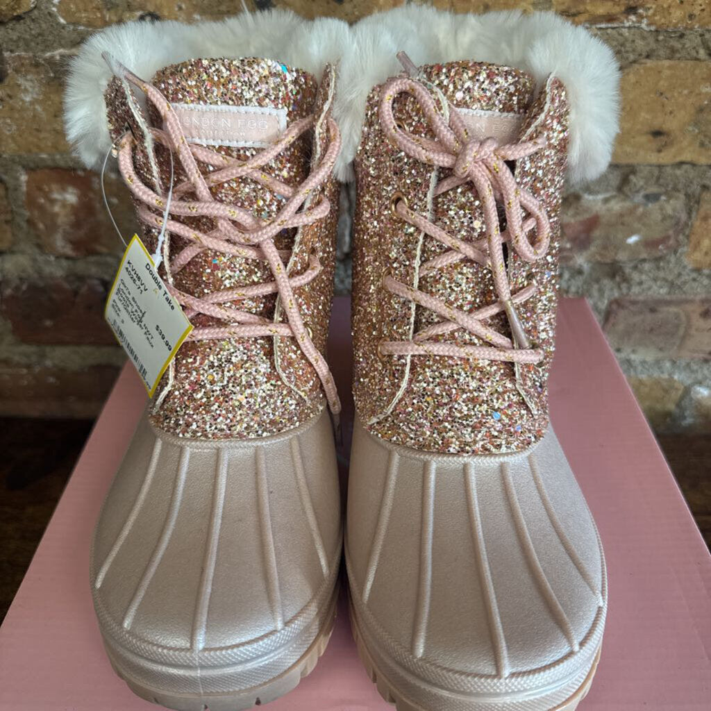 NWT Boots Winter Faux Fur/Glitter