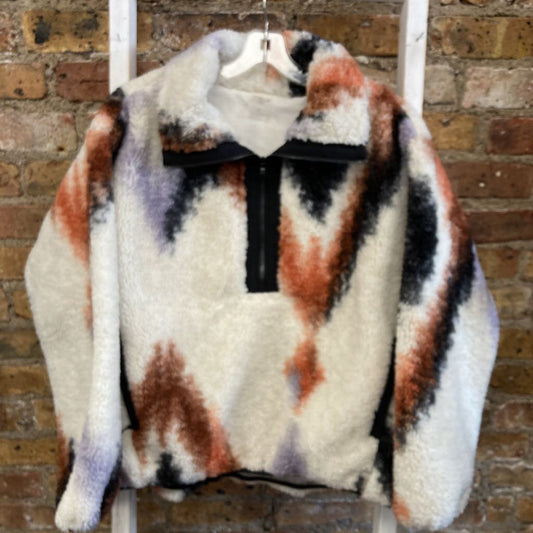 Pullover Qtr Zip Sherpa Colorful