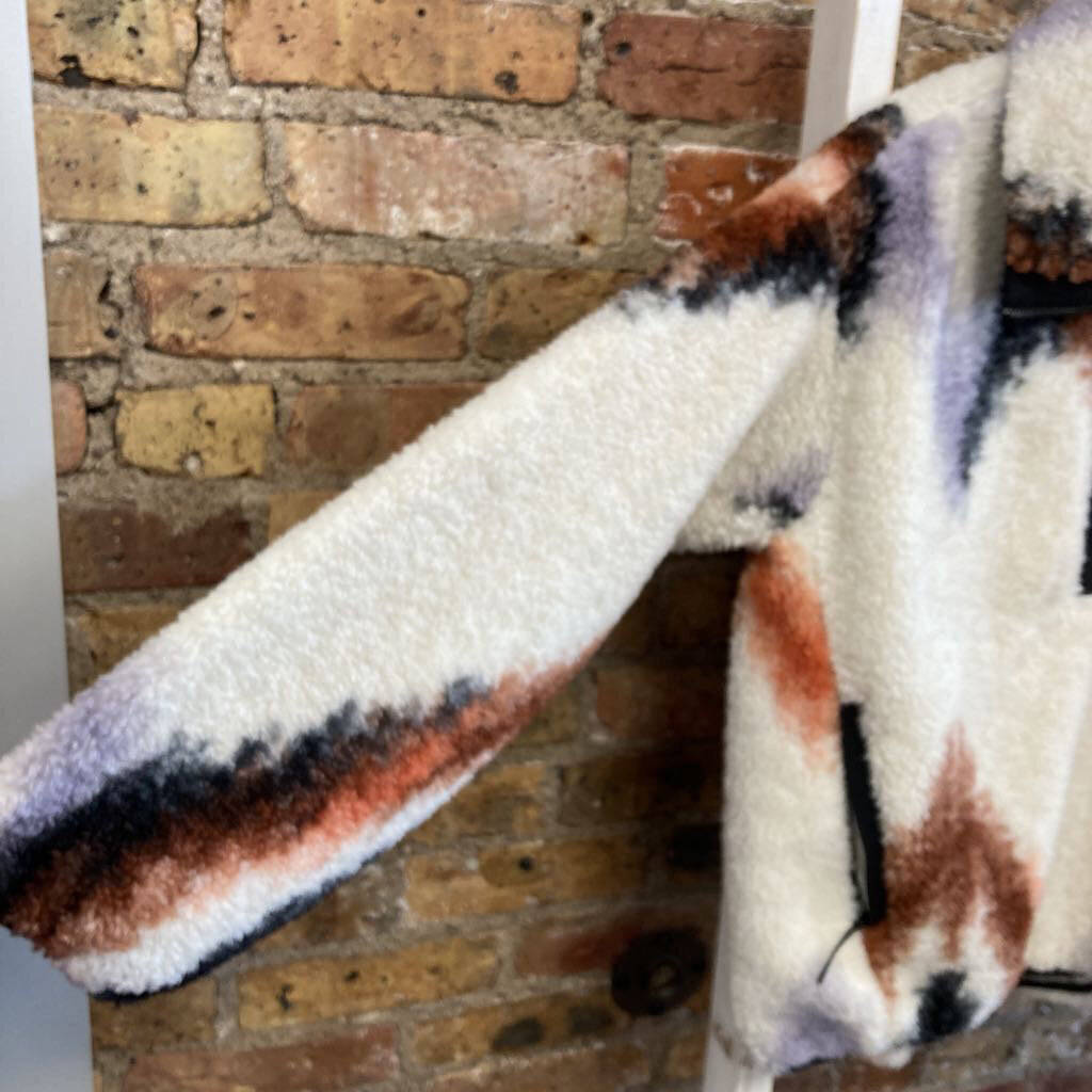 Pullover Qtr Zip Sherpa Colorful