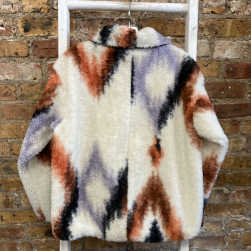 Pullover Qtr Zip Sherpa Colorful