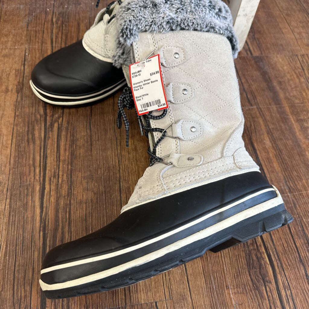 Winter Boots Faux Fur