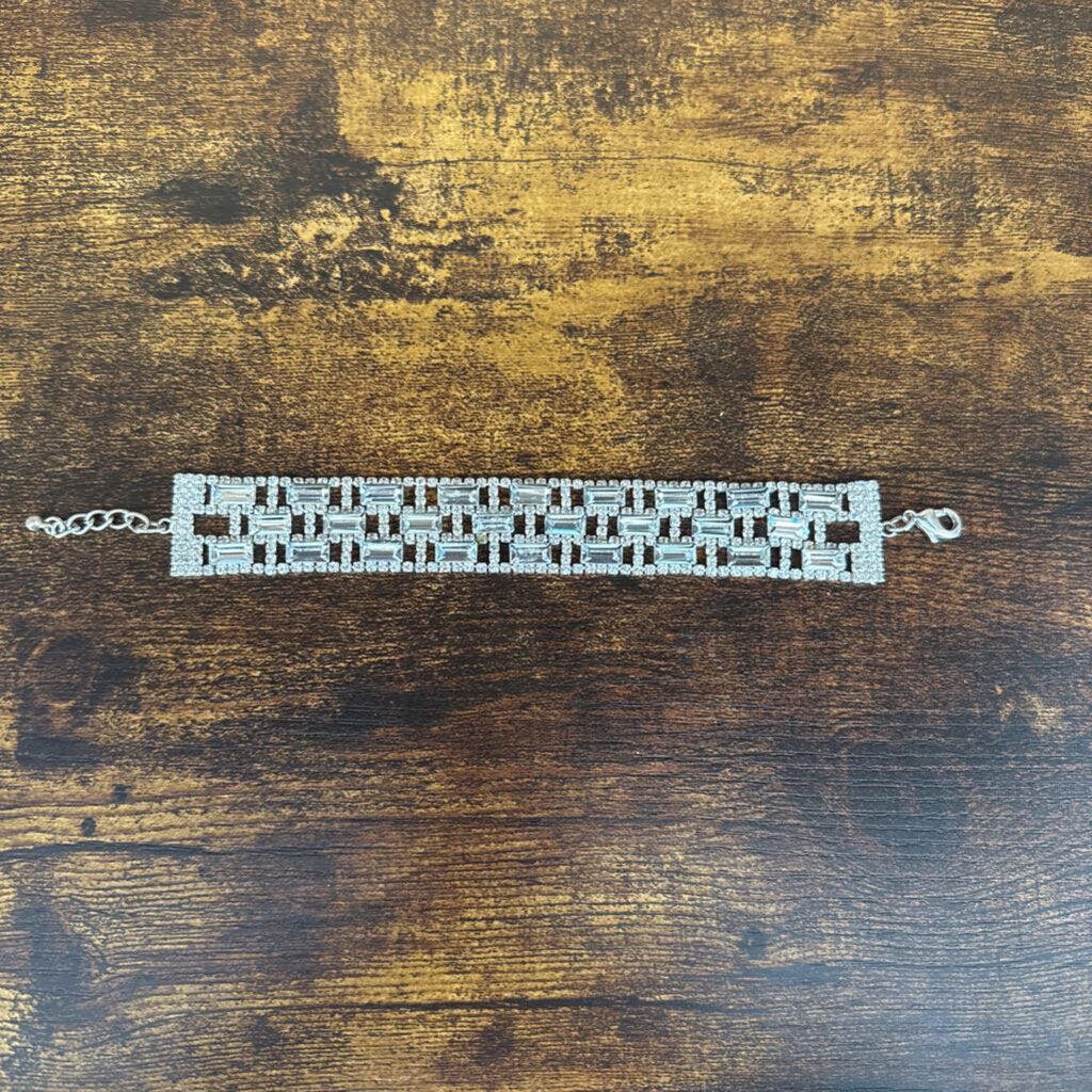 Bracelet Rectangle Rhinestone