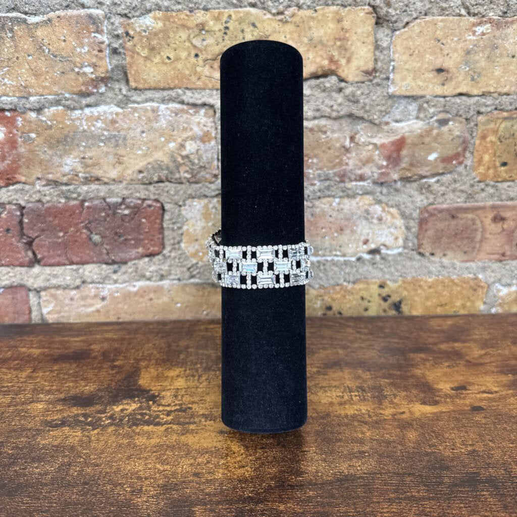 Bracelet Rectangle Rhinestone