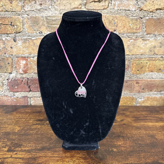 2Heart Necklace Leather