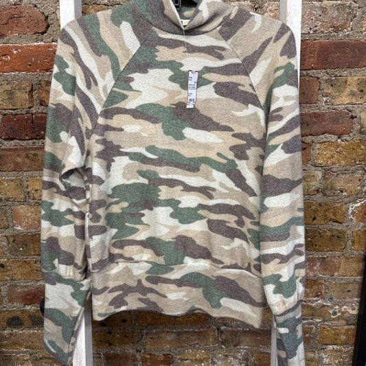 NWT Sweater Camo Mock
