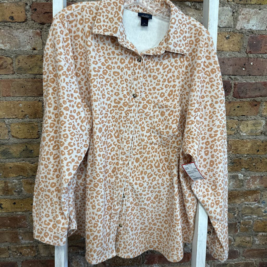 Shirt Corduroy Leopard Print