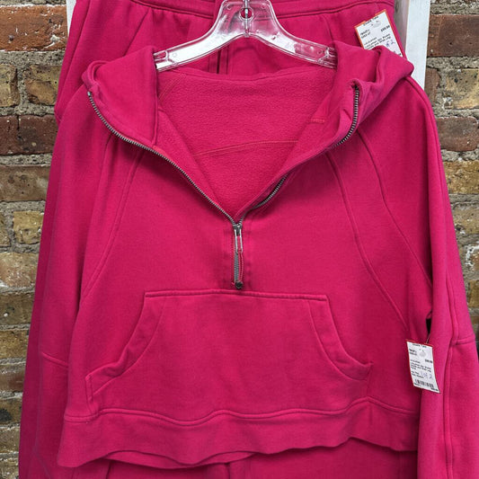 2pc Scuba Hoodie and Wide Leg Pants