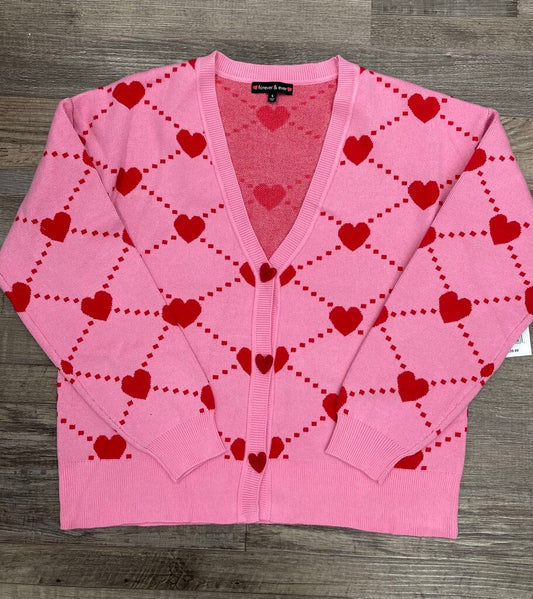 NWT Cardigan Hearts