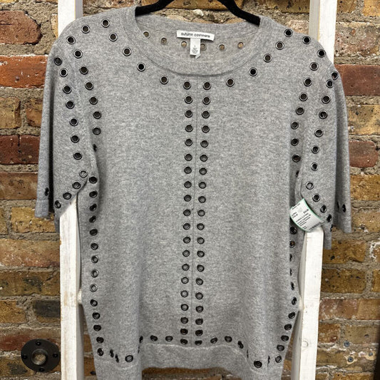 SS Cashmere Sweater Grommets