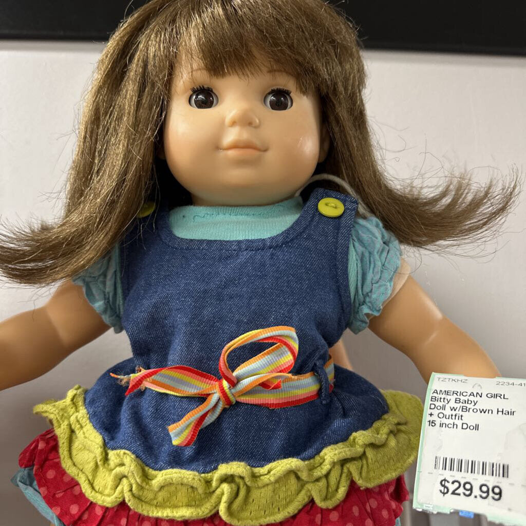 Doll w/Brown Hair