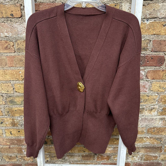 Cardigan Gold Button